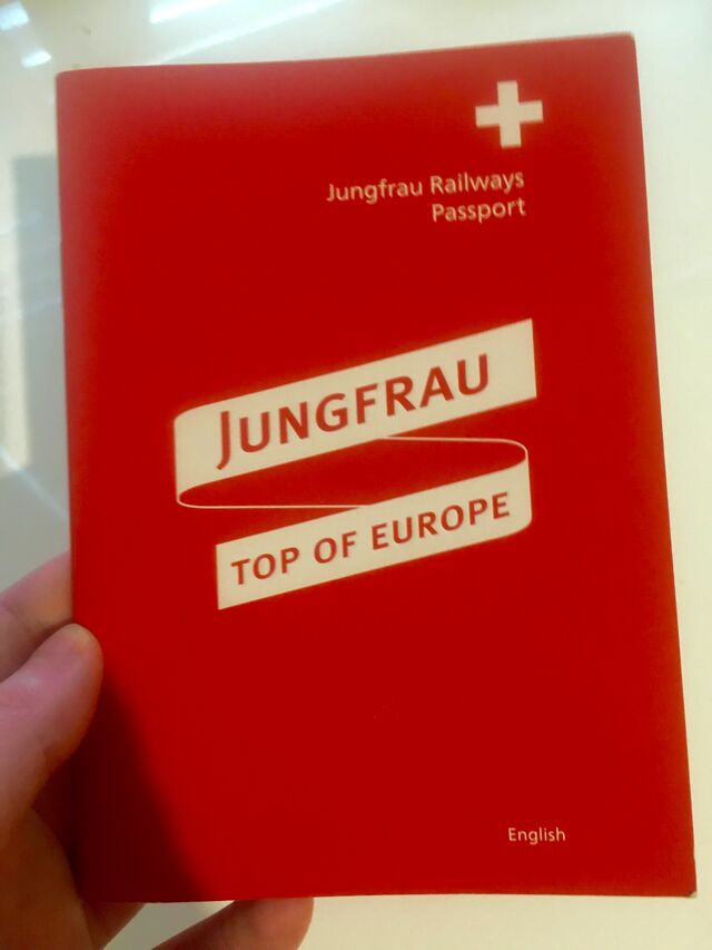 Jungfrau Railway Souvenir Passport