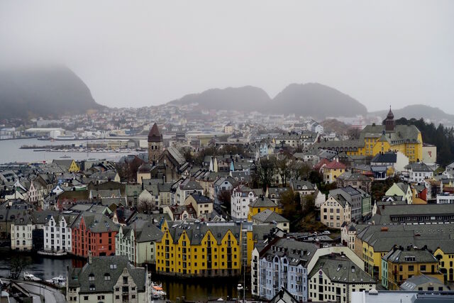 Ålesund – view from Fjellstua Viewpoint