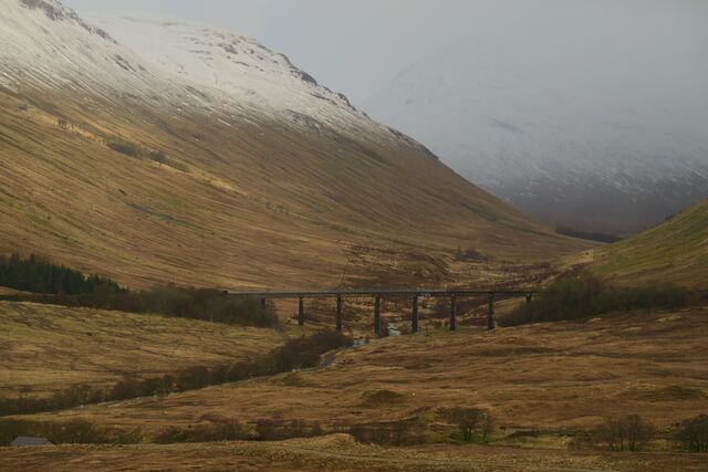 Horseshoe curve between Upper Tyndrum and Bridge of Orchy