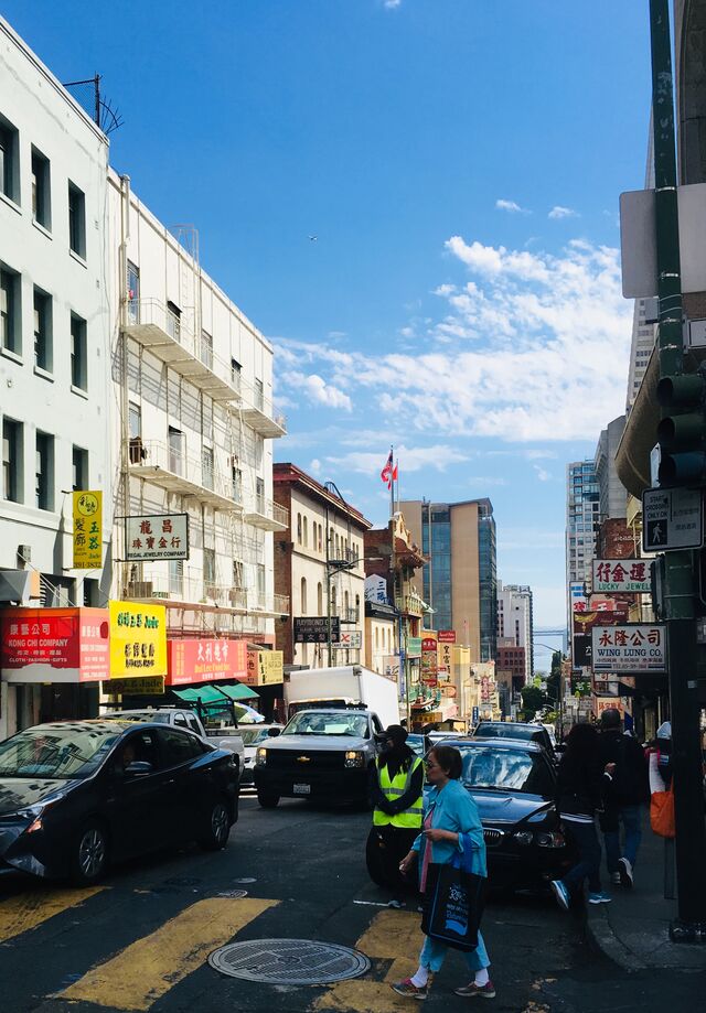 San Francisco’s Chinatown which covers 24 city blocks