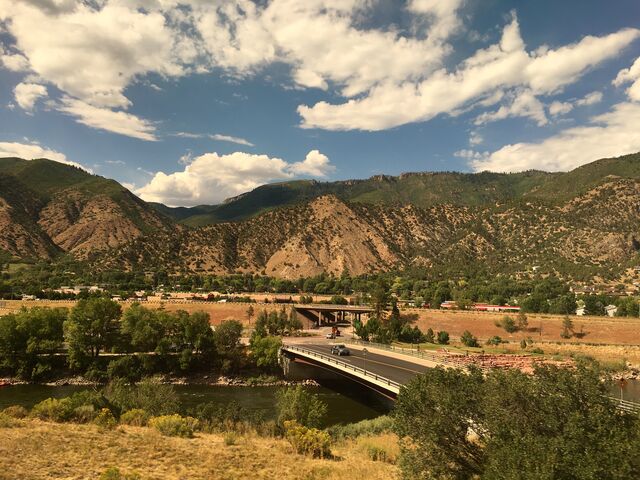 Departing Glenwood Springs