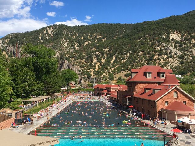 The hot springs (there are believed to be healing powers in these waters)