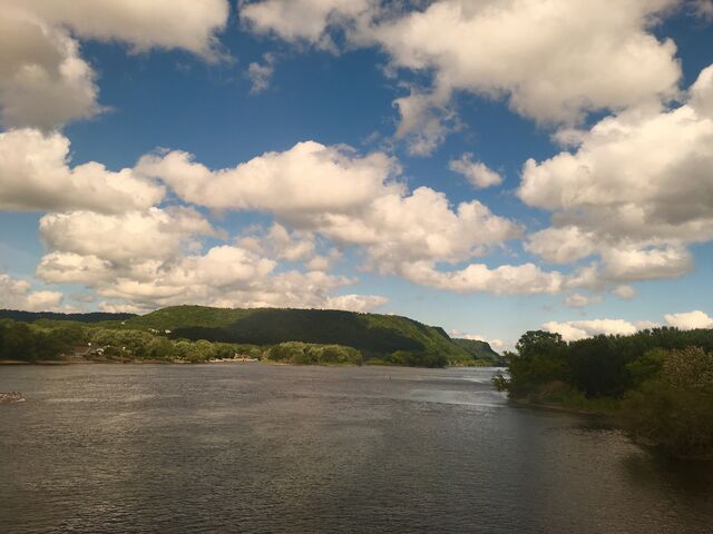 The Mississippi River (Minnesota/Wisconsin border