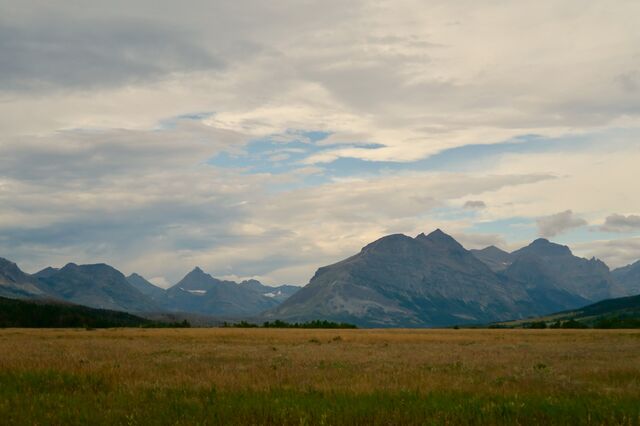 View from the drive to Glacier National Park