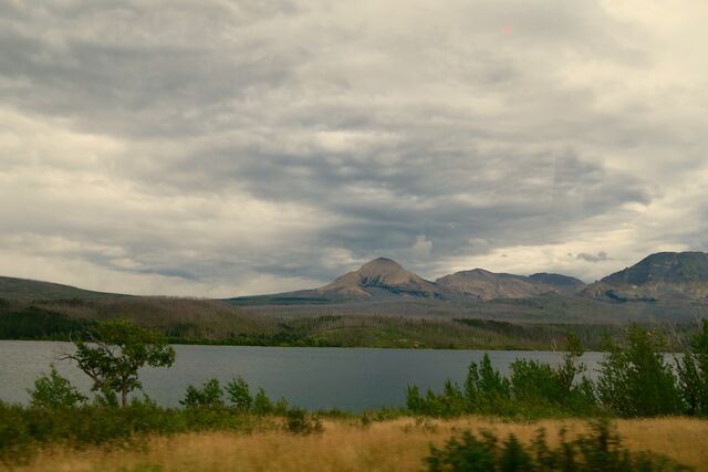 View from the drive to Glacier National Park