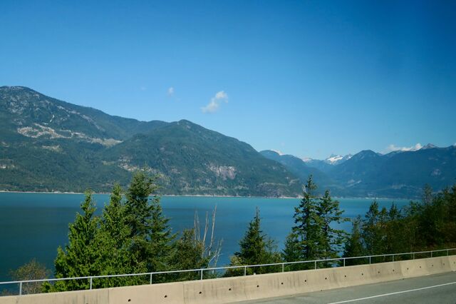 View from the Sea-to-Sky Highway