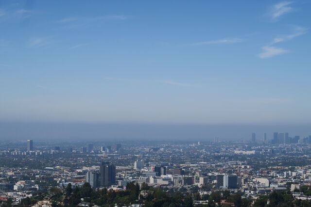 View of LA from the Griffith Observatory