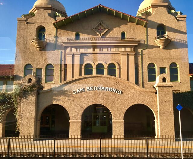 San Bernardino’s Spanish Mission-Style station