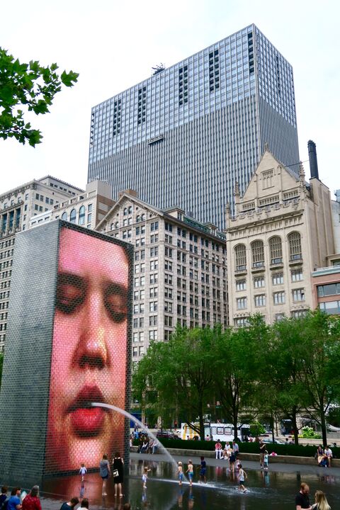 Crown Fountain, Millennium Park