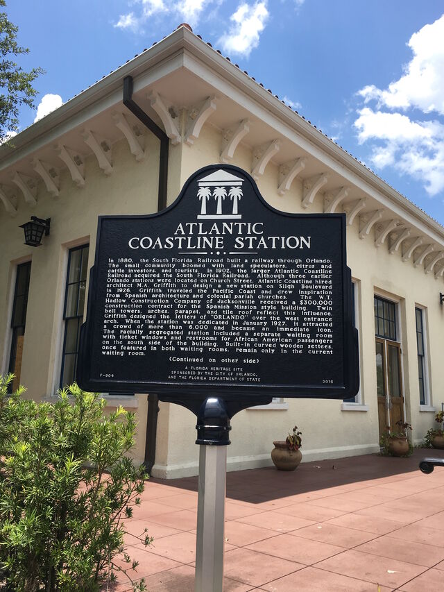 Information about Orlando's 'Atlantic Coastline' Station