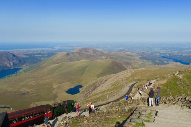 View from the Summit of Snowdon