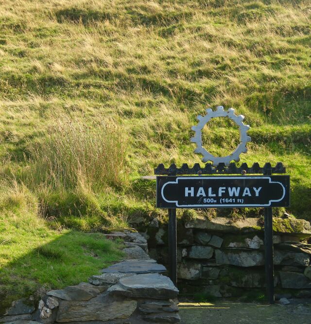 Halfway Marker