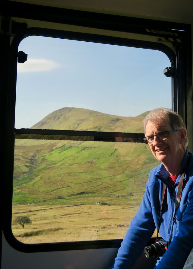 My Father on the train