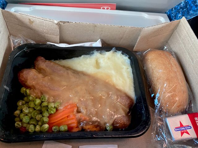 Food on board the XPT