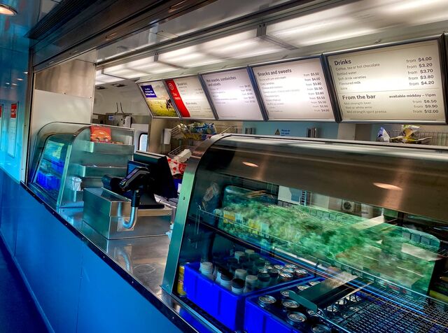 Food on board the XPT