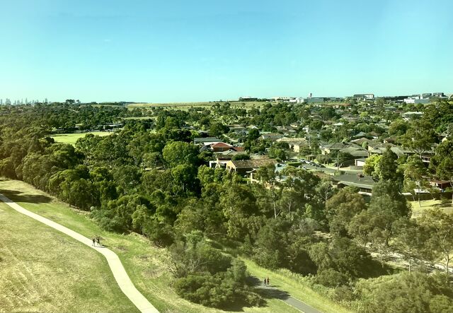 Keilor East with Melbourne’s skyline visible in the background