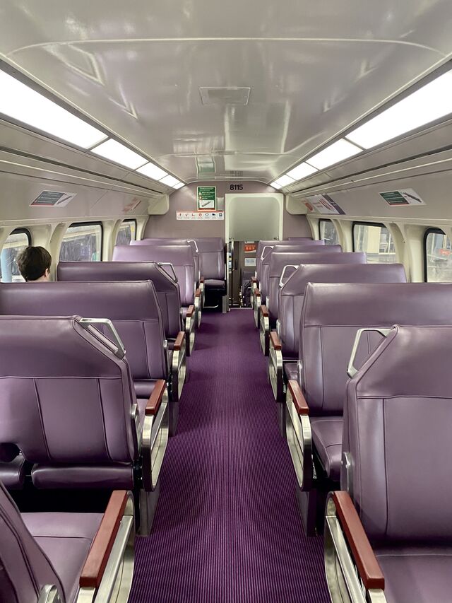 Interior of the train