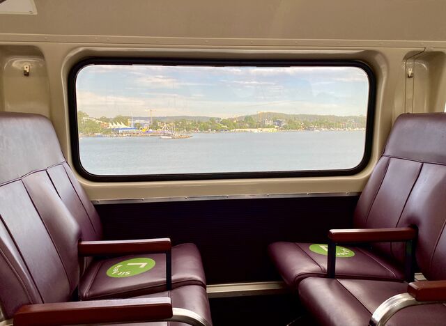 Interior of the train