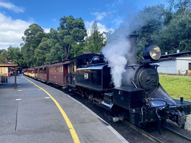 Puffing Billy at Belgrave Station