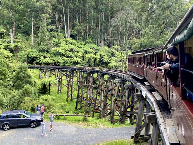 Monbulk Creek Trestle Bridge