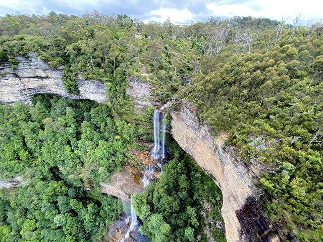 View of Katoomba Falls from the Scenic Skyway
