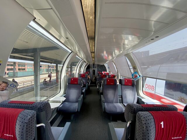 Panorama carriage on the Transalpin