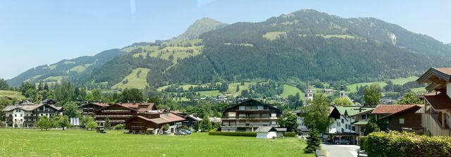 Views from the Transalpin: The alpine resort town of Kitzbühel