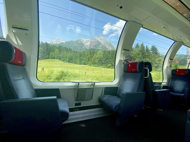 Panorama carriage on the Transalpin