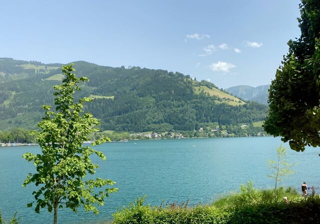 The Transalpin pulling into Zell am See