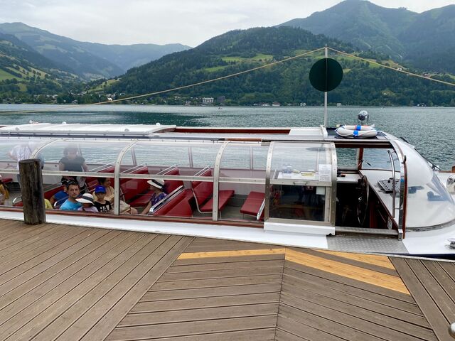 Boat tour on Lake Zell