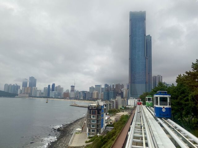 Haeundae Beach Train and Sky Capsule