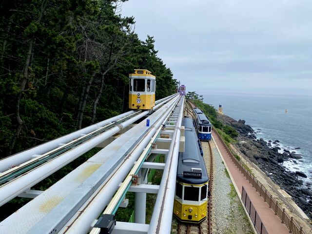 Haeundae Beach Train and Sky Capsule