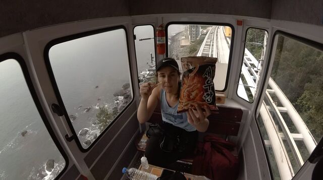 Haeundae Beach Train and Sky Capsule