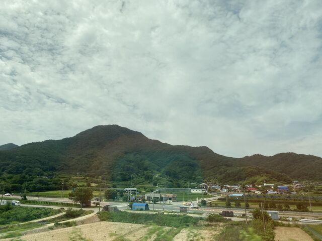 Views from Daejeon—Daegu train