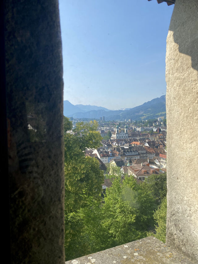 View from one of the old city towers