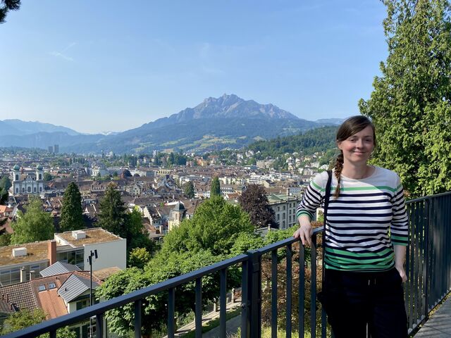 View of Lucerne from the Musegg Wall