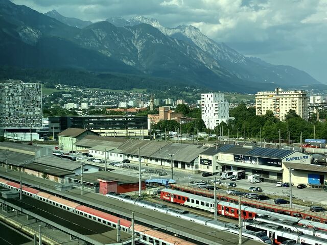 View of the Orient Express from my hotel room!