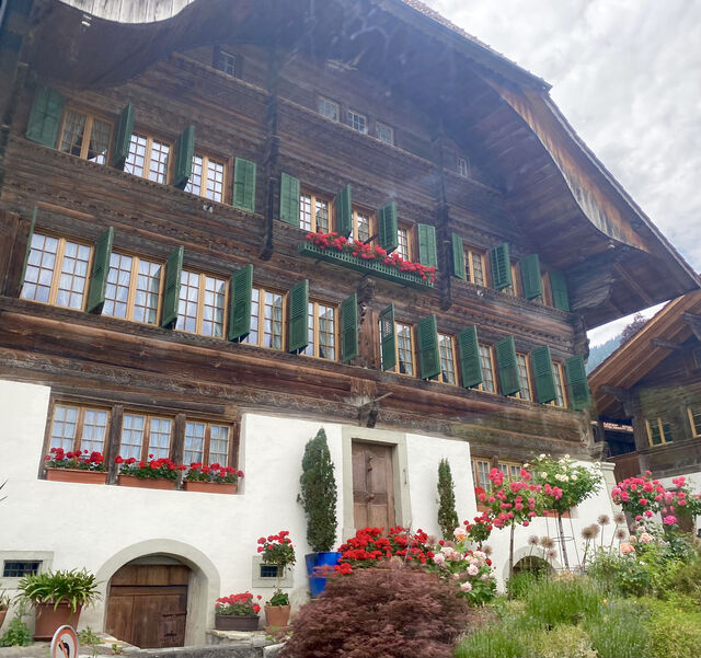 Traditional Swiss chalet