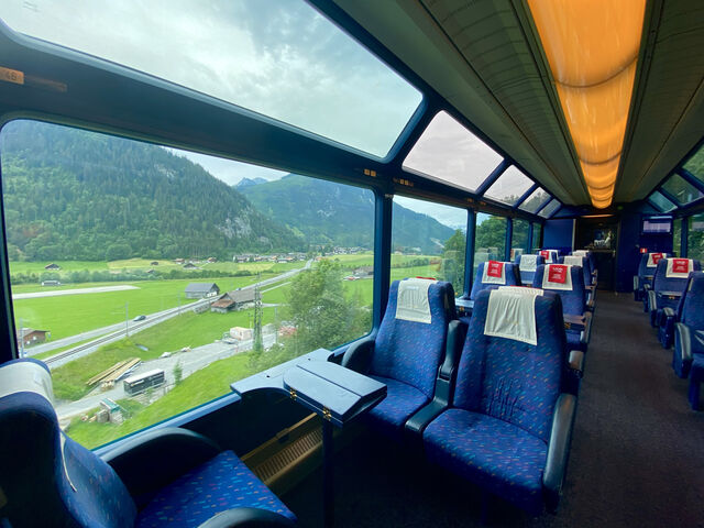 On board the GoldenPass Panoramic