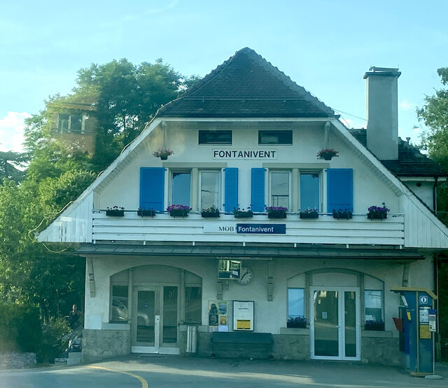 Fontanivent Station in Montreux