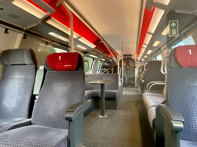 The first class carriage