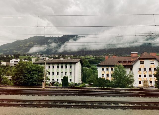 Approaching Bischofshofen