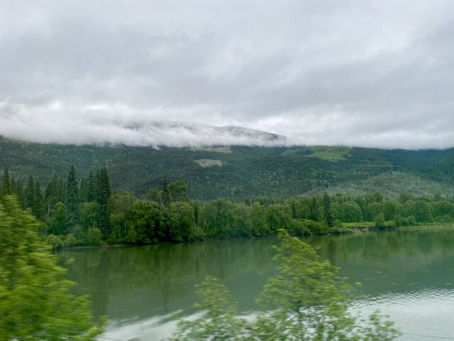 North Thompson River, approaching Avola