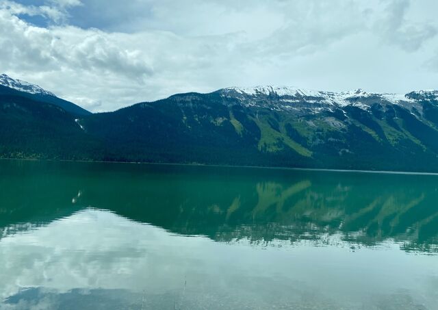 Lunch alongside Moose Lake