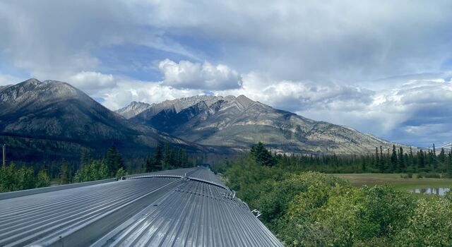 Views from the dome carriage