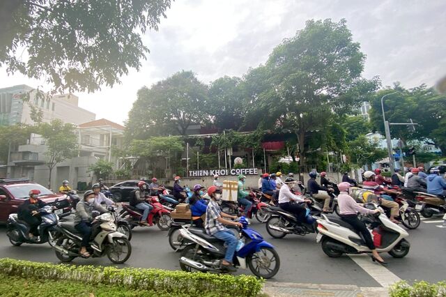 Chaotic traffic in Ho Chi Minh City