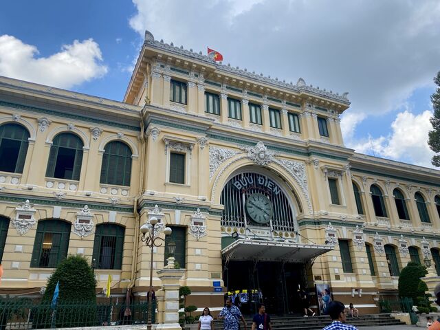 Saigon Central Post Office, constructed 1886–1891