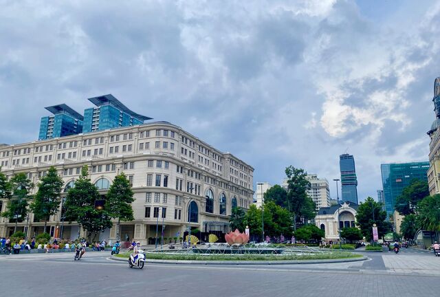 Saigon Opera House, constructed 1898–1900 for French troops stationed in Saigon