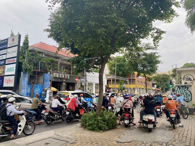 Chaotic traffic in Ho Chi Minh City