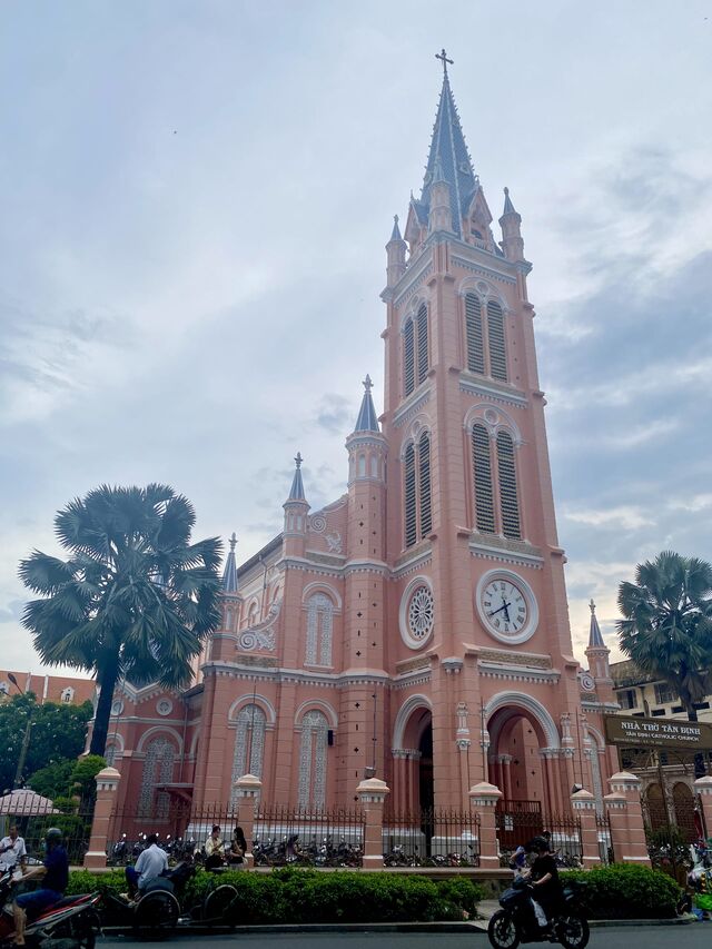 Tân Định Church, constructed 1876